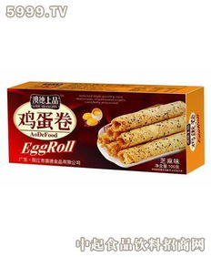 澳德上品盒装 芝麻味鸡蛋卷100克